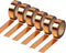 MEI YI TIAN 6 Rolls Solid Copper Gold Foil Washi Tape Set 15mmx10m Bronze Golden Stamping Paper Adhesive Masking Tapes Sticky Paper Tape for DIY S...