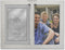 Lawrence Frames 2-Tone Double Opening Panel Picture Frame, 4 by 6-Inch, Brushed Silver Metal and Shiny Metal...
