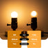Dimmable LED 3W Small Light Bulb, 25w Equivalent E26 Standard Screw Base, G40 Soft Warm White 2700K 260lm Frosted Lights Bulb for Bathroom, Bedroo...