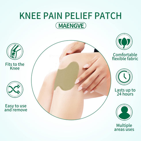 Pain Relief Patches - Extra Strength Knee Pain Relief Patches, Neck & Back - 24 Patches - Fast & Long-Lasting Relief...