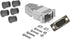 CompuCablePlusUSA.com Best High Density DB15 Male Solder Cup Connector Complete DIY Kit Includes High Density Solder Cup Connector, Metal Hood, Gr...