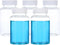 PATIKIL 5 Pcs 200ml Reagent Bottles, PET Wide Mouth Round Bottles with Screw Cap for Lab Water Reagent Liquids Solid Sample Storage Seal, Transpar...
