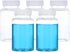 PATIKIL 5 Pcs 200ml Reagent Bottles, PET Wide Mouth Round Bottles with Screw Cap for Lab Water Reagent Liquids Solid Sample Storage Seal, Transpar...