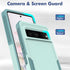 Jeylly for Google Pixel 7 Pro Case, Slim Fit Full Body Hybrid Shockproof Silicone Bumper Hard PC Back Cover Rugged Protective Case for Google Pixe...