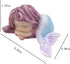 Resin Sleeping Little Mermaid Statue for Miniature Fairy Garden and Aquarium Decorations...