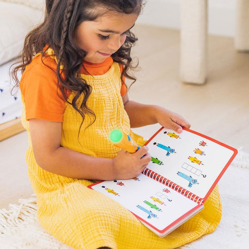 Educational Insights Hot Dots Numberblocks Workbook Numbers 1-10 with Interactive Pen, 75+ Activities, Gift for Kids Ages 4+...