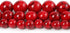 35pcs 10mm Red Beads Red Turquoise Bead Crystal Gemstone Beads for Bracelets, Natural Stone Beads for Jewelry Making DIY Bracelet Necklace...