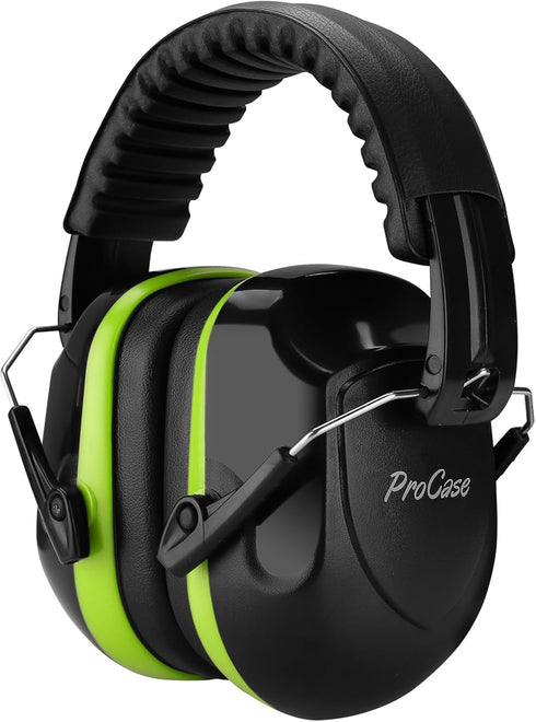ProCase Noise Reduction Safety Ear Muffs, Hearing Protection Earmuffs, NRR 28dB Noise Sound Protection Headphones for Shooting Gun Range Mowing Co...
