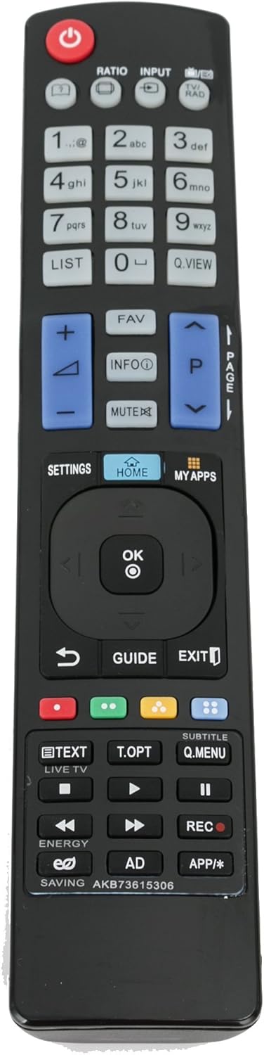 New Remote Control AKB73615306 fits for LG LCD LED Smart TV 22LE5500 19LE5300 22LE5300 26LE5300 55LD630 55LD520 26LD350 55LD650UA 60LD550 46LD550 ...