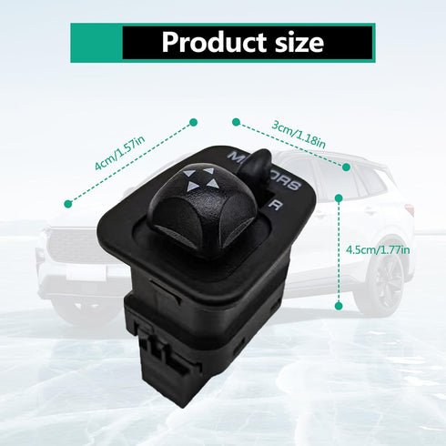 Power Mirror Control Switch, Front Driver Side Door Mirror Control Switch Compatible with Ford Excursion Expedition Escort F150 F250 F350 Super Du...