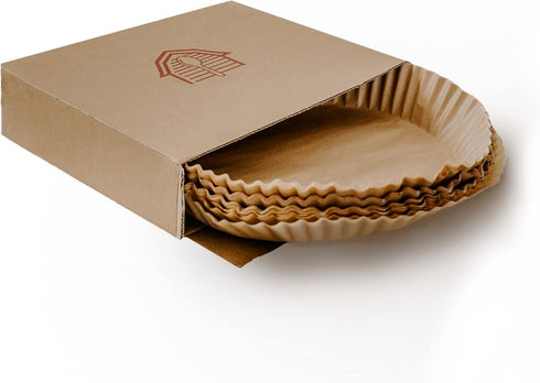 Parchment Paper for Pie Weights and Pans, Plastic Free Packaging, Pre Formed fit 8,9,10 Inch Dish, Natural Unbleached Food Grade Non-Stick Liners,...