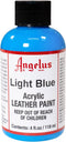 Angelus Acrylic Leather Paint-4oz.-Light Blue...