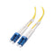 Cable Matters Plenum Rated Duplex OS2 Single Mode Fiber Optic Patch Cable - 1m / 3.3ft, LC to LC UPC 9/125 OFNP OS2 Fiber Optic Cable...