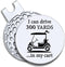 I Can Drive 300 Yards Golf Ball Marker with Magnetic Hat Clip, Funny Golf Gift for Men Woman...