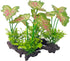 Smoothedo-Pets Aquarium Plants Fish Tank Decorations 2pcs Plastic Artificial Plant Goldfish Waterscape Fish Hides (Rainforest Leaf-Pink-Small-Set)...