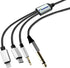 6.56FT MFi Certified Lightning to 1/4 Inch TRS Cable, Within 1/4 to USB C, 3.5mm to 1/4" TRS Adapter,DAC Chip Include, 3-in-1 Stereo 1/4 TRS Cable...