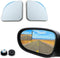 2 PCS Car Blind Spot Mirror, 1.9In x 1.9In HD Convex Frameless Glass PC Vehicle Rearview Mirrors Accessories with 3M Adhesive, Universal Fan-shape...