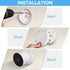 2Pack Mounting Plate Compatible with Google Nest Cam Outdoor (Battery) Camera, Replacement for Original Nest Cam Bracket, Wall Mount for Google Ne...