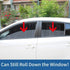 Ovege Car Side Window Sun Shade Car Curtain Pleated Silky Suction Magnetic (Black-Opaque, Front Seat 2pcs)...