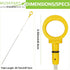 Oil Dipstick 04666139AA 917-320 for Chrysler 2006-2010 Town & Country 2006-2008 Pacifica 3.3L 3.8L Dodge 2006-2010 Grand Caravan 3.3L Engine Oil D...