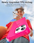 for iPhone 14 Pro Max Case Clear, Neon Bright Vibrant Color, Transparent Jelly Protective Silicone Phone Case Design for Women Girly Cute, Thin Sl...