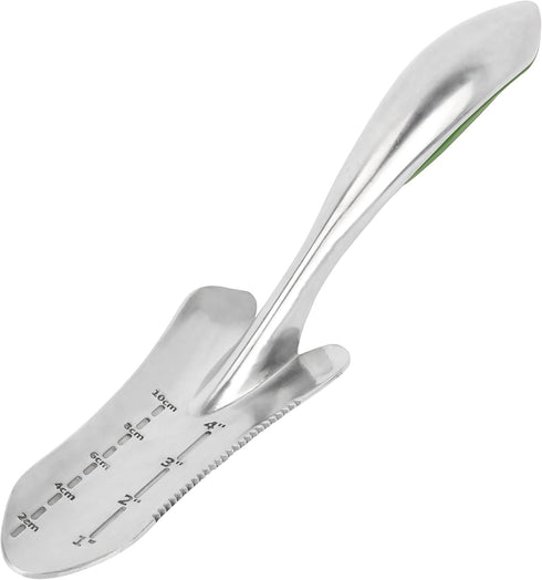 Worth Garden Aluminium Small Planting Trowel Shovel - TPR Ergonomic Grip - Hand Shovel Tool for Gardening Weeding Transplanting and Digging - T570...