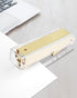 Clear Acrylic Stapler, Desktop Stapler, Office Stapler, Elegant Modern Desk Accessory for The Desk at Home, Office, or School?Golden?...