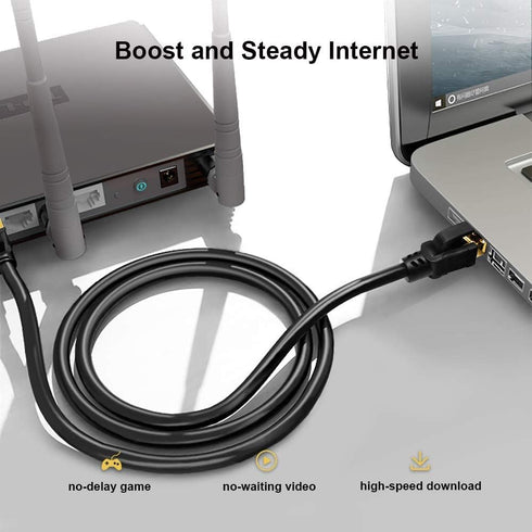 Yauhody CAT 8 Ethernet Cable 20FT, High Speed 40Gbps 2000MHz SFTP Internet Network LAN Wire Cables with Gold Plated RJ45 Connector for Router, Mod...