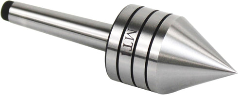 HFS(R) Heavy Duty Live Tailstock Center with 60 Degree Tip Wood Lathe Tool for Woodworking Projects (#1 Morse Taper)...