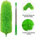 DELUX Microfiber Duster, 100 inches Extendable, Bendable Head, Green...