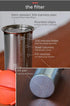 Next-Gen Cold Brew Coffee Maker for Mason Jars - 200 Micron Filter Is Ideal for Coarse Grounds & Stronger Coffee - Standalone Filter (no Mason Jar...