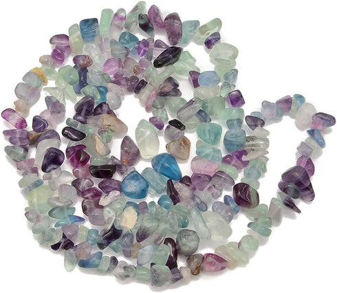 PLTbeads 5-8mm Natral Healing Gemstone Waist Bracelets Necklace Kit Irregular Stone DIY Crafts Design Jewelry Making 1 Strand per Bag Approxi 34 i...