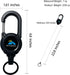 Retractable Keychain Heavy Duty, Multitool Carabiner Badge Holder, Retractable Keychain Clip Id Holder, Upgraded 58cm Stainless Steel Cord, Suitab...
