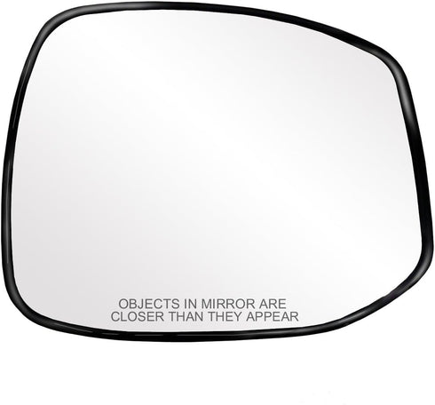 Fit System 80270 Passenger Side Non-Heated Mirror Glass w/Backing Plate, Honda Civic Coupe/Sedan (w/o Camera (CCD)), 5 1/8" x 6 5/8" x 6 15/16" (w...