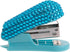 Fashion Premium Handmade Crystal Stapler,Bling Mini Stapler,Rhinestone Portable Stapler for Women(Lake Blue)...