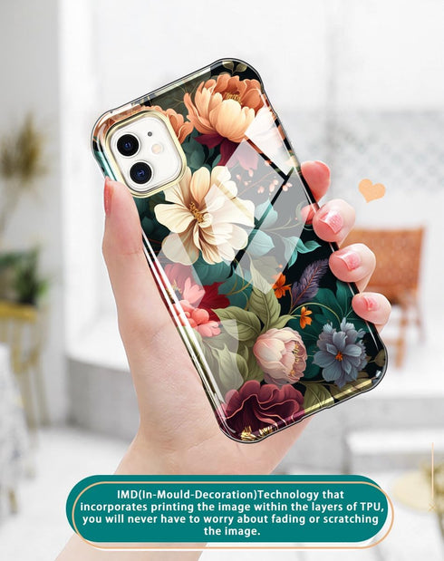 DT Series Case for iPhone 11 Case Built with Screen Protector, Lightweight and Stylish Full Body Shockproof Protective Rugged TPU Case for Apple i...