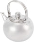 Teapot, 304 Stainless Steel Water Kettle Stove Top Tea Pot Flat Bottom Teakettle with Filter and Lid for Brewing Loose Leaf and Tea Bags, Compatib...