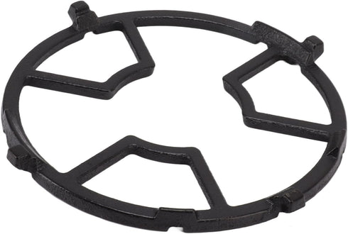 Cast Iron Wok , Non Slip Black Cast Iron Stove Rack Replacement Wok Support for Cast Iron Pans, Frying Pans, Black Steel Pans, Craft Pans, Carbon ...