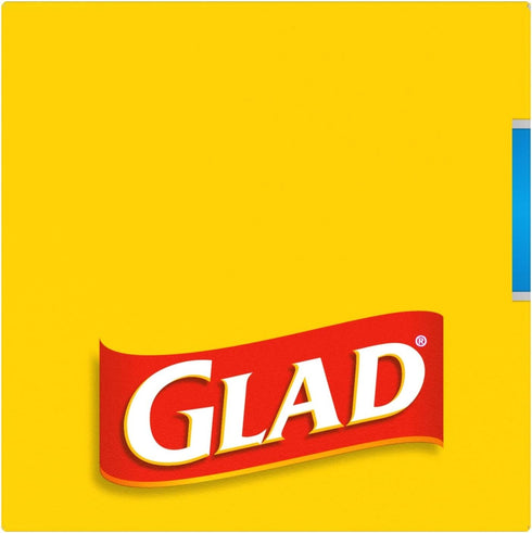 Glad Trash Bags, Small Garbage Bags - OdorShield 4 Gallon White Trash Bag, Febreze Fresh Clean - 26 Count...