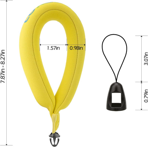 Luxebell Waterproof Camera Float Universal Foam Floating Wrist Strap for GoPro Hero 8 7 6 5 Olympus, Keys, Sunglasses and Phones...