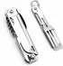 Camping Utensils - 4 In 1 Stainless Steel, Safety Locking Camping Accessories with Durable Sheath - Compact Multi Tool For Camping With Knive, Spo...