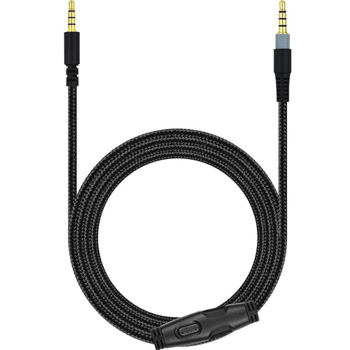 HyperX Cloud Alpha Cable, Removable Replacement Alpha Cord, with Mute & Volume Controls Compatible with HyperX Cloud Mix Alpha Gaming Headset (No ...