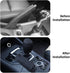 Car Gear Shift Cover + Handbrake Cover,Non-Slip & Breathable Shift Knob Cover Emergency Brake Cover,Universal Car Accessories Interior Shifter Cov...