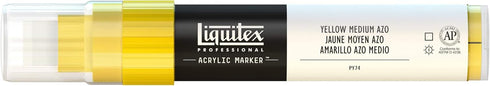 Liquitex Acrylmarker Acrylic Paint, 15mm, Yellow Medium AZO...