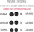 60 Pcs Silicone Earbud Tips Replacement Ear Tips Earbuds Cap for in- Ear Headphones Eartips (Inner Hole from 3.8mm-5.5mm Earphones) Earbud Replace...