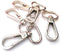 15 Pcs 3/4" Inside Diameter Oval Ring Lobster Clasp Claw Swivel for Strap Push Gate Lobster Clasps Hooks Swivel Snap Fashion Clips (Silver, 3/4 in...