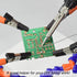 Helping Hands Third Hand Soldering 4 Arms with Adjustable Vise Tabletop-Clamp Base Perfect for Pcb Repair, Jewelry Solder Holder (N-Y4BE-SY9)...