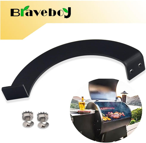 Grills Side Door Stop Arc & Grills Lid Hinge Kit Compatible with Traeger Grills, Traeger Pellet Grills, Include One Left Side And One Right Side H...