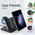 Miimall Foldable 3 in 1 Wireless Charger Fast Charging for Samsung Galaxy Z Fold & Flip 6/5/4/3/2,Galaxy S24+/S23+/S22, Portable Wireless Charging...