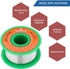 Solder Wire Lead-Free Electronics Alloy Rosin Core No Clearn 1.5mm 100g, Electronic Soldering Wire Flow Well Sn99 Ag0.3 Cu0.7 Electrical Soldering...
